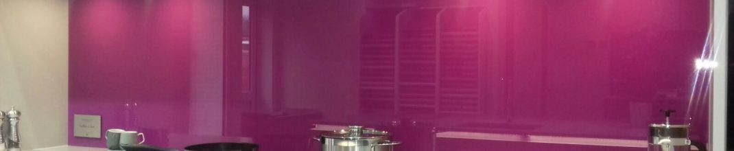Painted glass splashbacks